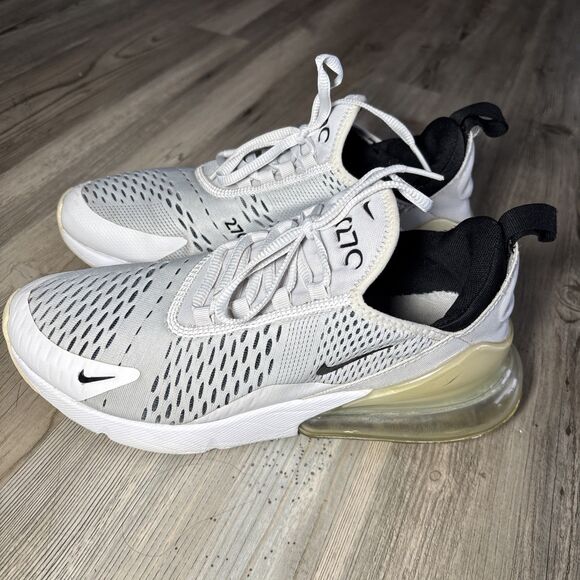 Nike Air Max 270 Low White And Black Womens Size 9 - Picture 6 of 16